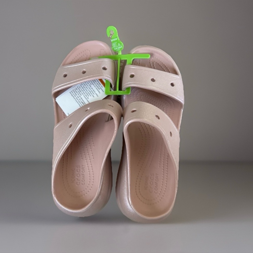 NEW ✨ Crocs Crush Platform Sandals Pink Clay M10/W12